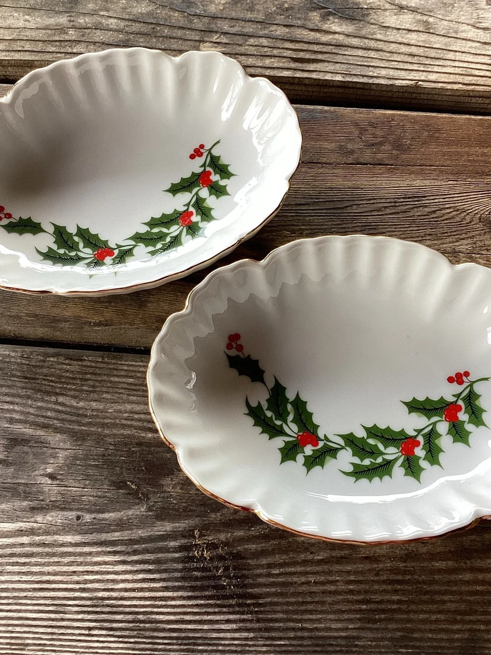 RH Macy & Co Vintage All the Trimmings dishes - set of 2